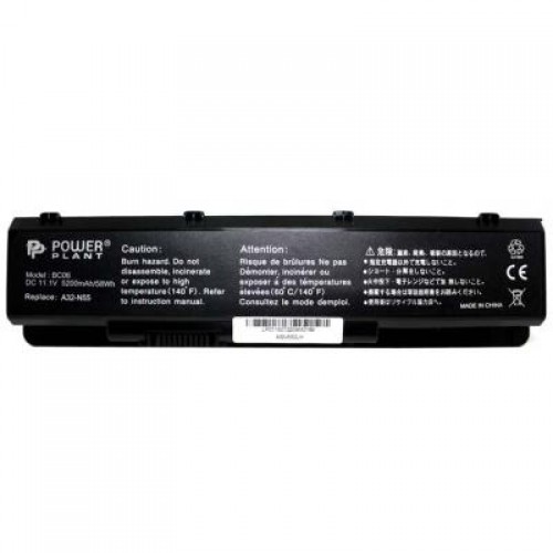 Аккумулятор для ноутбука Asus A32-N55 (A32-N55) 11.1V 5200mAh PowerPlant (NB00000215)