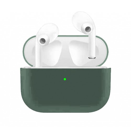 Чехол для Airpods Pro Ultrathin Silicon case Grass Green