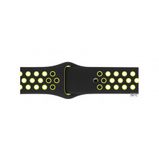 Ремешок для Apple Watch 38mm Nike Sport Band Black-Green