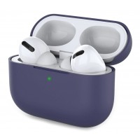 Чехол для Airpods Pro Silicone Case Midnight Blue