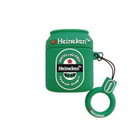 Чехол для Airpods 2 Silicone Case Heineken