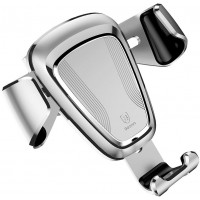 Автодержатель Baseus Gravity Car Mount (Metal type) Silver
