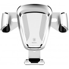 Автодержатель Baseus Gravity Car Mount (Metal type) Silver