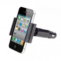 Автодержатель GEMBIRD для телефона, с зарядным устройством 2.1 А (TA-CH-003)