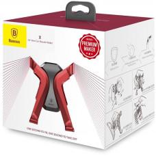Автодержатель Baseus X Air Vent Car Mount Holder Red