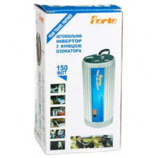 Адаптер автомобильный 12V/220V PORTO 150W, USB, ионизатор, Silver (MNY-150)