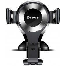 Автодержатель Baseus Osculum Type Gravity Car Mount Black/Silver