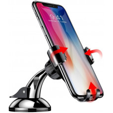Автодержатель Baseus Osculum Type Gravity Car Mount Black/Silver