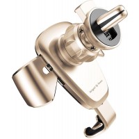 Автодержатель Baseus Gravity Car Mount (Metal type) Gold