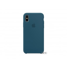 Чехол для Apple iPhone X Silicone Case Cosmos Blue (MR6G2)
