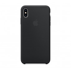 Чехол для Apple iPhone XS Max (черный силикон)