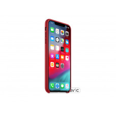 Чехол для Apple iPhone XS Max Leather Case PRODUCT RED (MRWQ2)