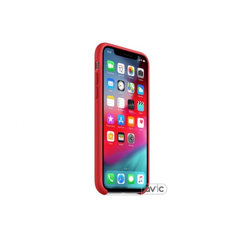 Чехол для Apple iPhone XS Silicone Case PRODUCT RED Copy