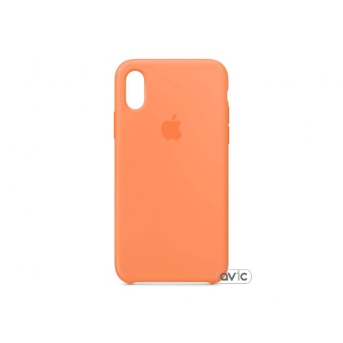 Чехол для Apple iPhone XS Silicone Case Papaya Copy