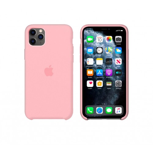 Чехол для Apple iPhone 11 Pro Max Silicone Case Light Pink Copy