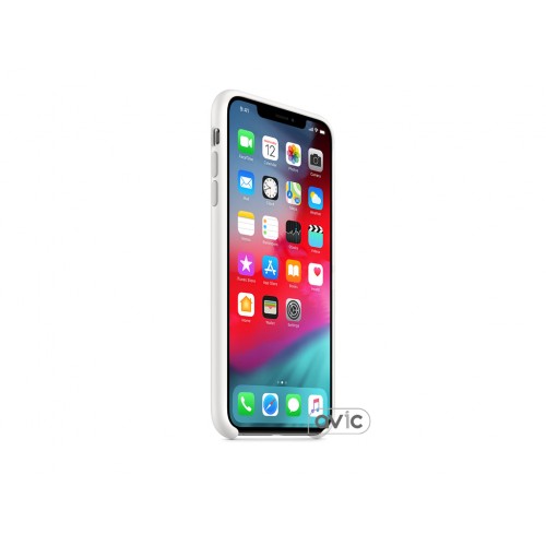 Чехол для Apple iPhone XS Max Silicone Case White (MRWF2)