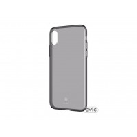 Чехол для iPhone X Baseus Simple Series Case (ARAPIPHX-B01) (Transparent Black)