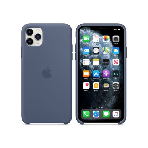 Чехол для Apple iPhone 11 Pro Max Silicone Case Alaskan Blue (MX032)