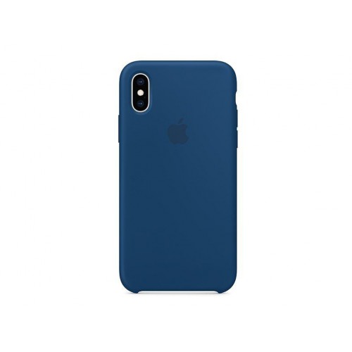 Чехол для Apple iPhone X Silicone Case Ocean Blue Copy