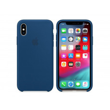 Чехол для Apple iPhone X Silicone Case Ocean Blue Copy