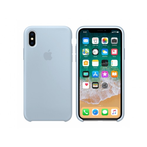 Чехол для Apple iPhone X Silicone Case Turquoise Copy