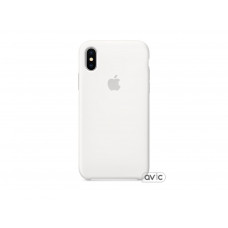 Чехол для Apple iPhone X Silicone Case Sea White Copy