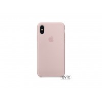 Чехол для Apple iPhone X Silicone Case Pink Sand Copy