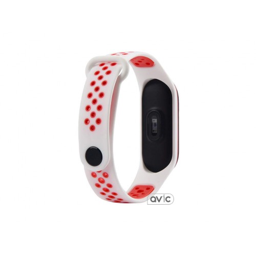 Ремешок для Xiaomi Mi Band 3 Nike White-Red