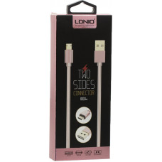Кабель LDNIO LS24 Micro cable 1m Rose gold