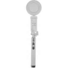 Монопод Rock Space Selfie stick with wire control & light White