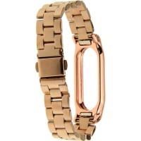 Ремешок UWatch Metal Strap For Xiaomi Mi Band 2 Rose Gold