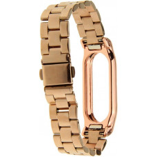 Ремешок UWatch Metal Strap For Xiaomi Mi Band 2 Rose Gold
