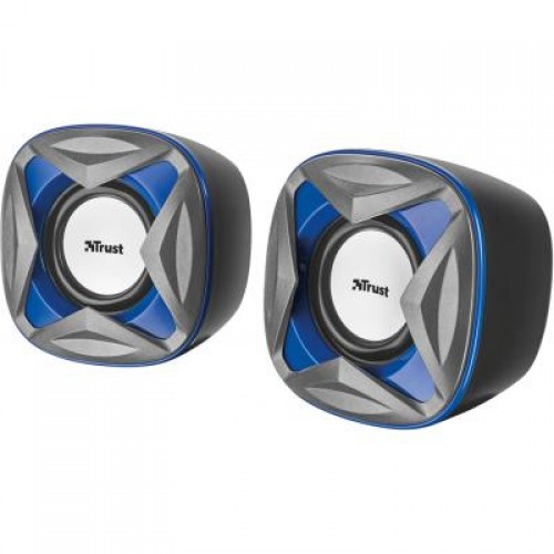 Акустическая система Trust Xilo Compact 2.0 Speaker Set blue (21182)