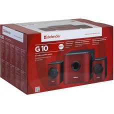 Акустическая система Defender G10 30W 220V red (65516)