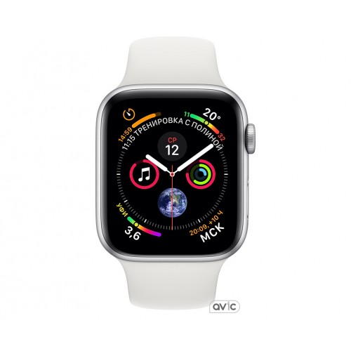 Apple Watch Series 4 GPS + LTE 40mm Silver Alum. w. White Sport b. Silver Alum. (MTUD2, MTVA2)