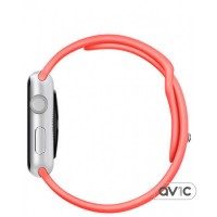 Apple Watch Sport 38mm Silver Aluminum Case with Pink Sport Band (MJ2W2)