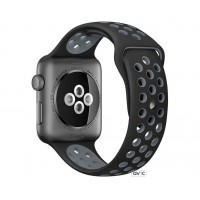 Apple Watch Nike+ Series 2 42mm Space Gray Aluminum Case with Black/Cool Gray Nike Sport Band (MNYY2)