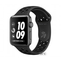 Apple Watch Nike+ 42mm Space Gray Aluminum Case with Anthracite/Black Nike Sport Band (MQ182)