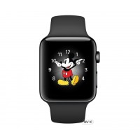 Apple Watch Series 2 38mm Space Black Stainless Steel Case with Black Sport Band (MP492)