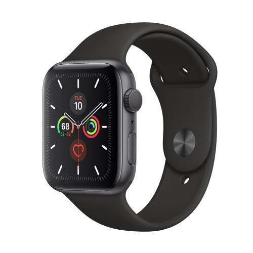 Apple Watch Series 5 GPS 40mm Space Gray Aluminum w. Black b.- Space Gray Aluminum (MWV82)