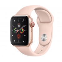 Apple Watch Series 5 LTE 40mm Gold Aluminum w. Pink Sand b.- Gold Aluminum (MWWP2)