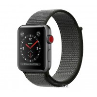 Apple Watch Series 3 GPS + Cellular 38mm Space Gray Aluminum w. Black Sport L. (MRQE2)