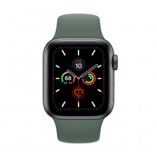 Apple Watch Series 5 (GPS) 40mm Space Gray Aluminum Case with Sport Band Pine Green