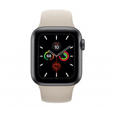 Apple Watch Series 5 (GPS) 44mm Space Gray Aluminum Case with Sport Band Stone
