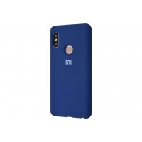 Чехол для Xiaomi Mi9 Blue Silicone Cover