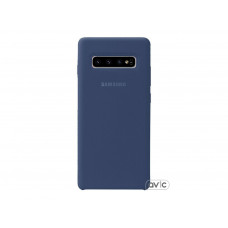 Чехол для Samsung Galaxy S10 Plus Silicone Midnight Blue copy