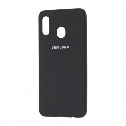 Чехол для Samsung Galaxy A30 Silicone Cover Black