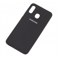 Чехол для Samsung Galaxy A30 Silicone Cover Black