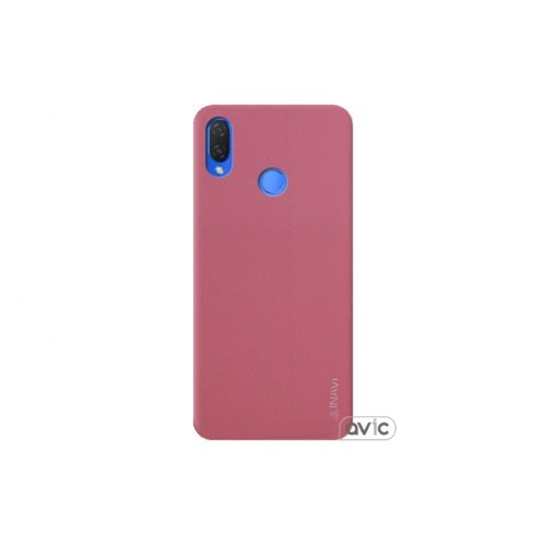 Чехол для Huawei P Smart Plus Pink Inavi Simple Color