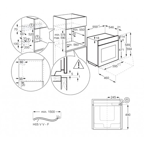 Духовка Electrolux OKD5C51Z